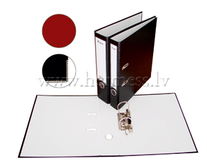 Mape reistrs A4, 75mm, apkalts PP+balts paprs, bordo